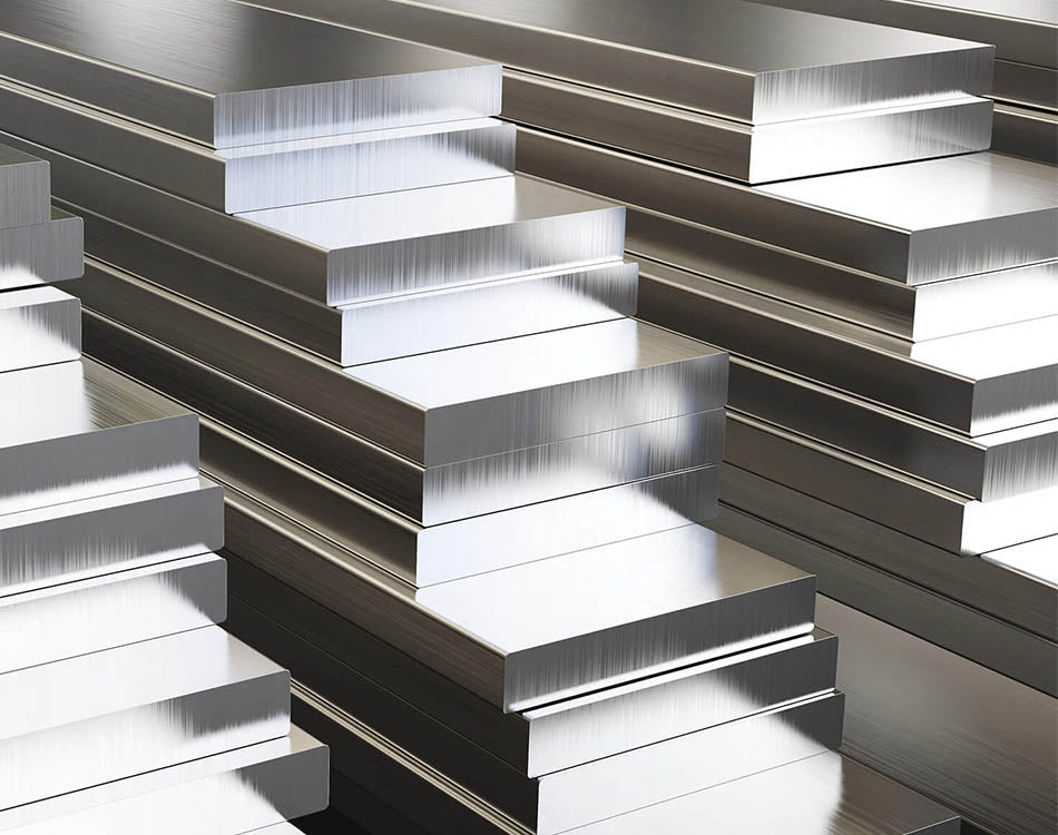 Stacks of T6 aluminum sheets for manufacturing recumbent bicycle frames